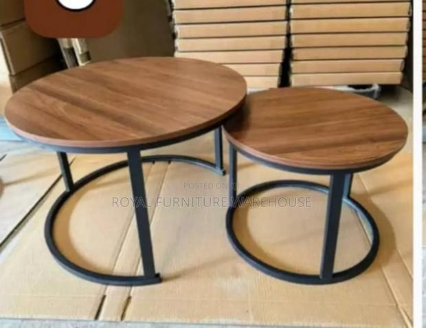 Coffee and Black Double Center Table · Photo 2