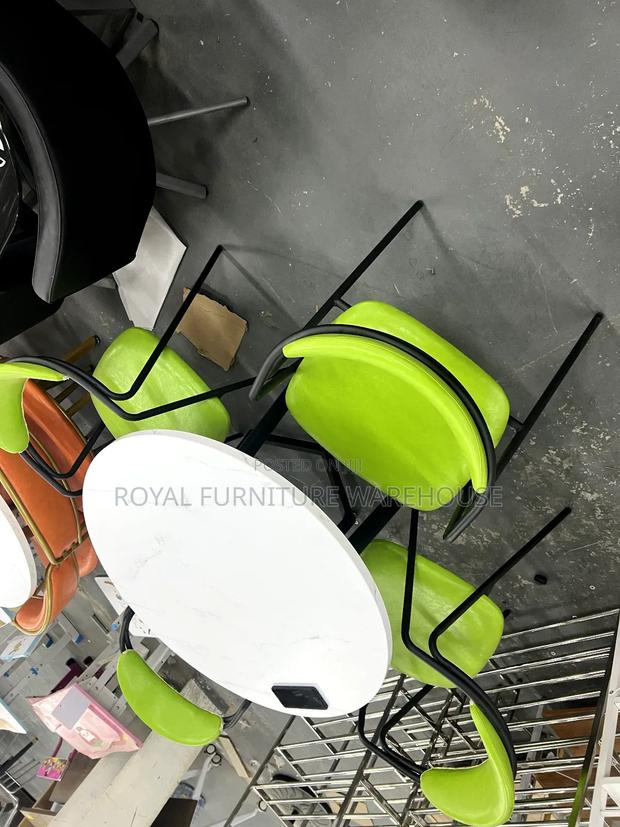 Green and White Combination Dining Set · Photo 4