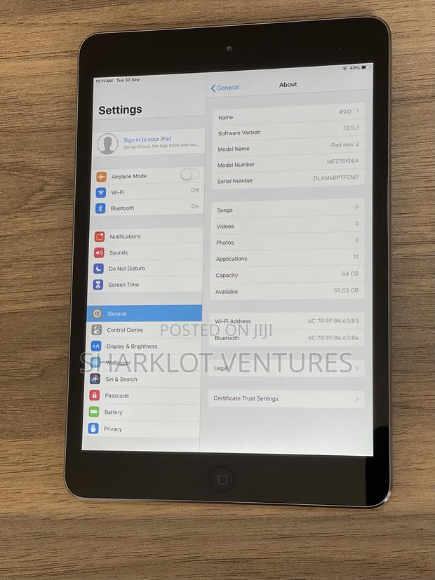 Apple iPad mini 2 64 GB Black photo 3