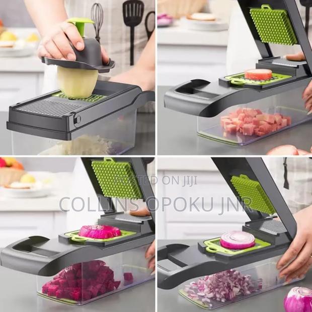 Vegetable Slicer 16pcs Hand Operated Vegetable Slicer, Veggie Chopper photo 6