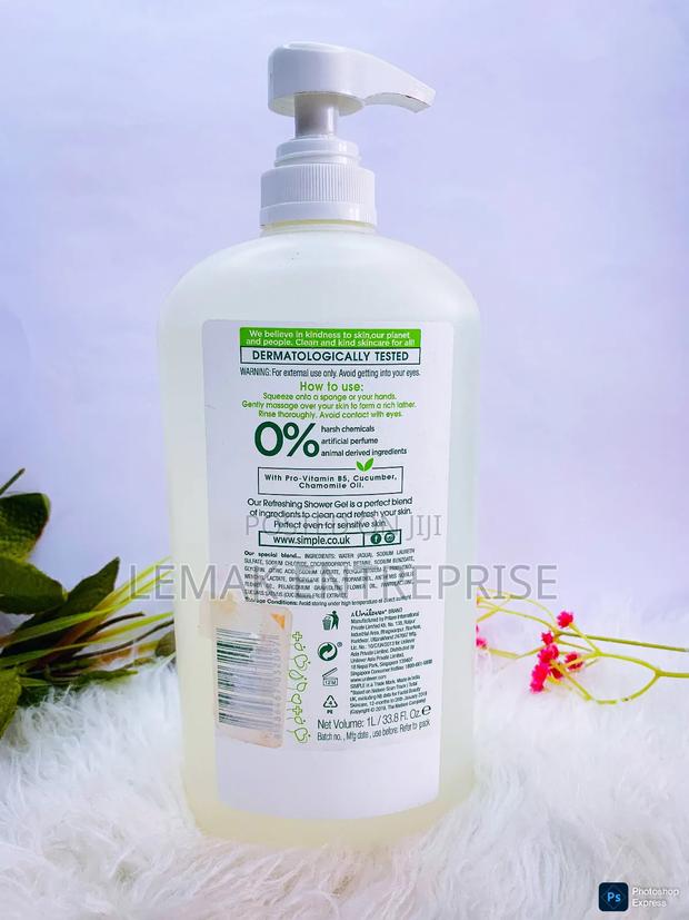 Simple Refreshing Shower Gel 1l photo 2