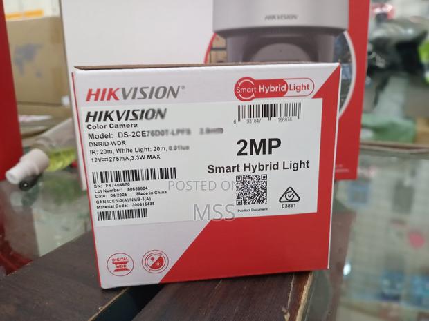 Ds-2ce76d0t-Lpfs=2mp Smart Hybrid Light Audio Fixed Turret Camera photo 2