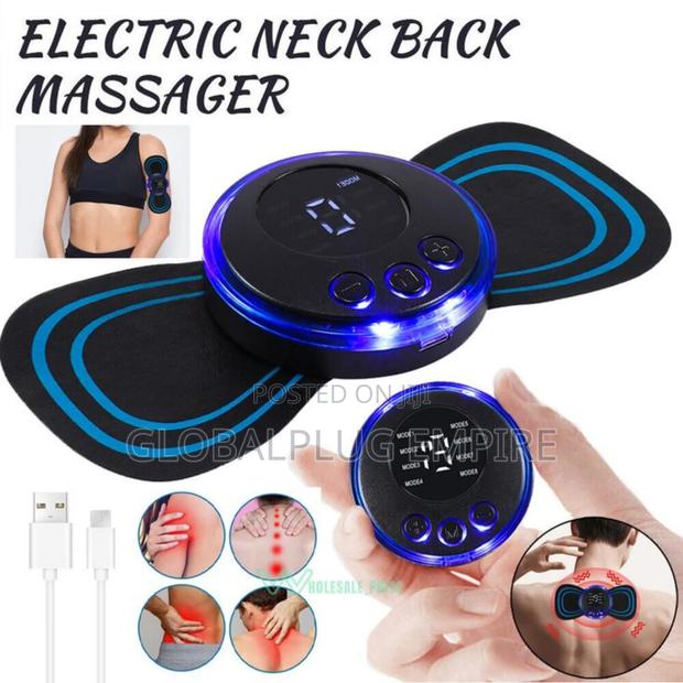 8 Mode LCD Display Neck Stretcher Back Muscle Stimulator Relief Pain
