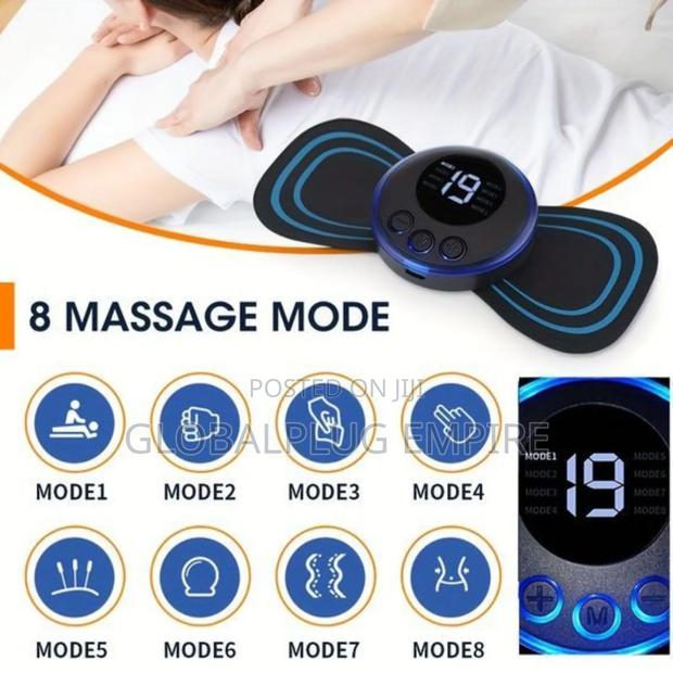 8 Mode LCD Display Neck Stretcher Back Muscle Stimulator Relief Pain photo 3