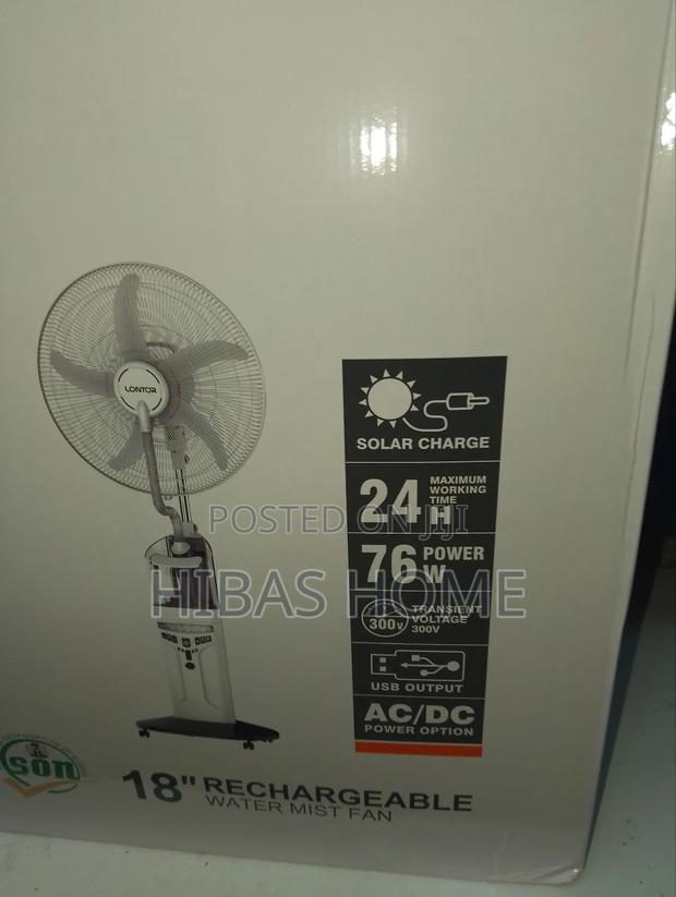 18inches Lontor Rechargeable Fan Solar Powered photo 3