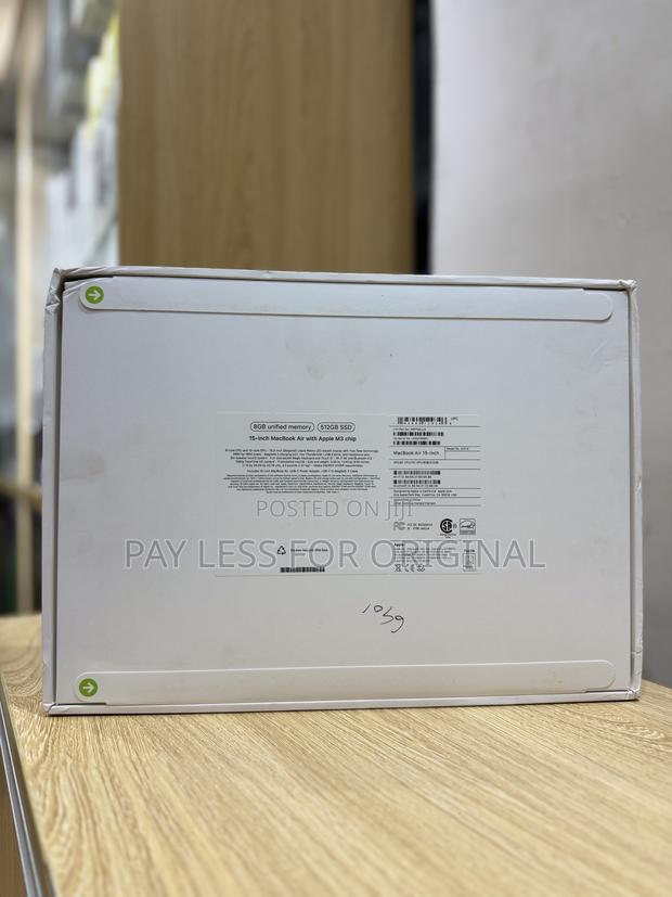 New Laptop Apple MacBook Air 2024 M3 15-Inch 8GB Apple M3 SSD 512GB photo 3