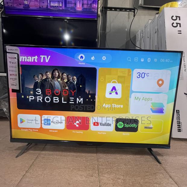 55”Smart Android Edgeless Tv · Photo 1