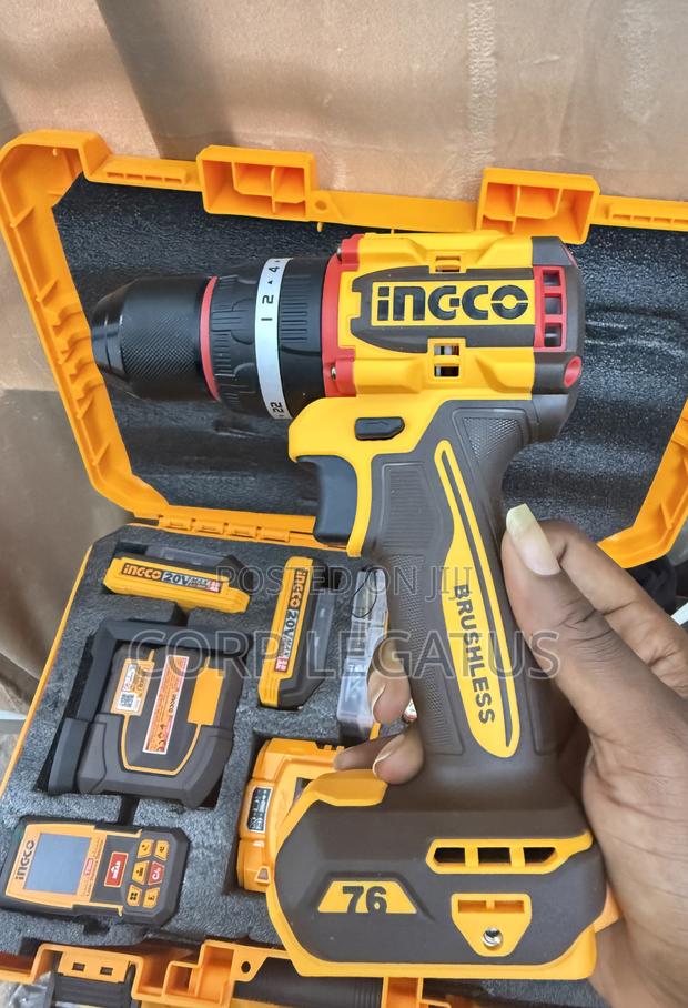 Cordless Drill 20v 76nm With Laser Distance 70m + Self Leveling photo 2