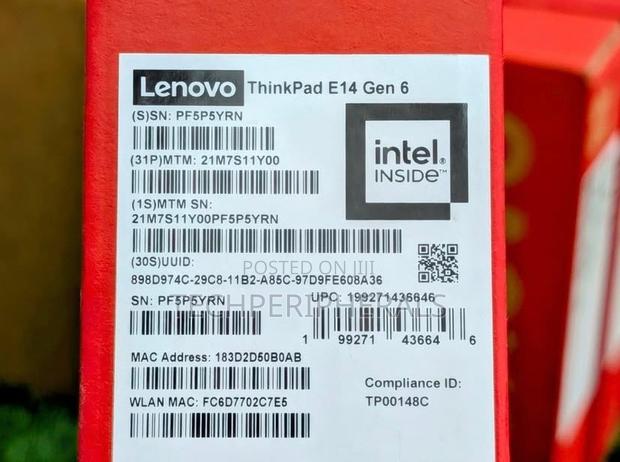 New Laptop Lenovo ThinkPad E14 G5 16GB Intel Core I7 SSD 512GB photo 3