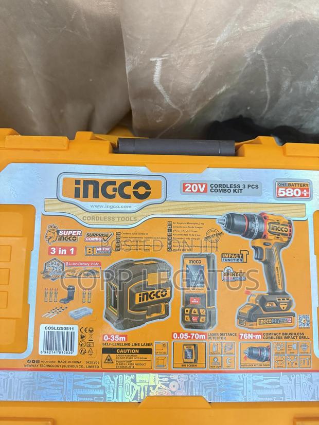 Cordless Drill 20v 76nm With Laser Distance 70m + Self Leveling photo 7