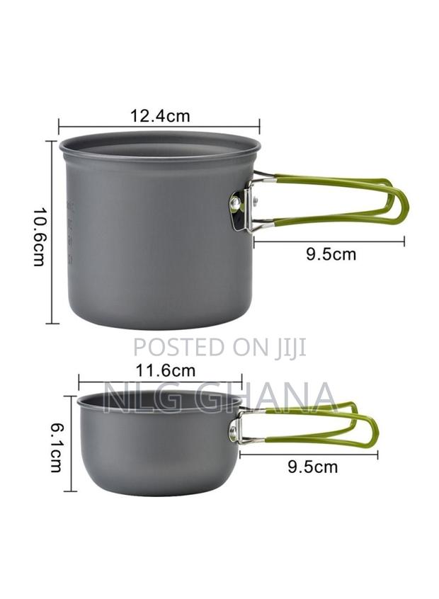 Camping Hiking Foldable Cookware Set Pot Pan Ds-101. Tvx22903 · Photo 1