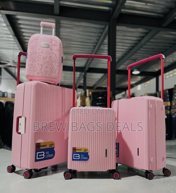 Original Baby Pink 4set Travelers Choice Zipless Traveling Bag · Photo 3