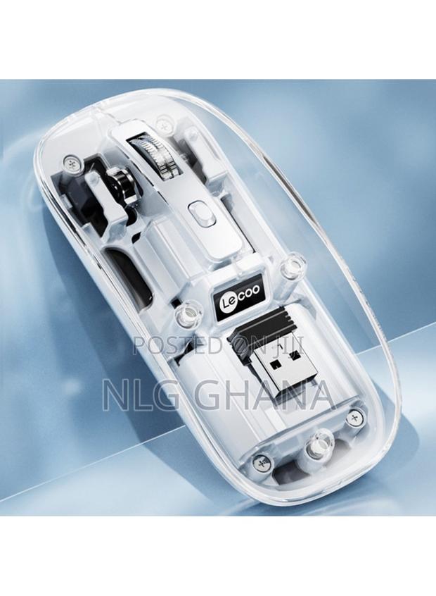 2.4g Wireless Mouse Transparent Home Office Computer Laptop. Tvx24053 photo 2