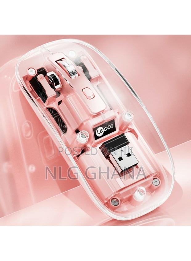 2.4g Wireless Mouse Transparent Home Office Computer Laptop. Tvx24053 photo 3
