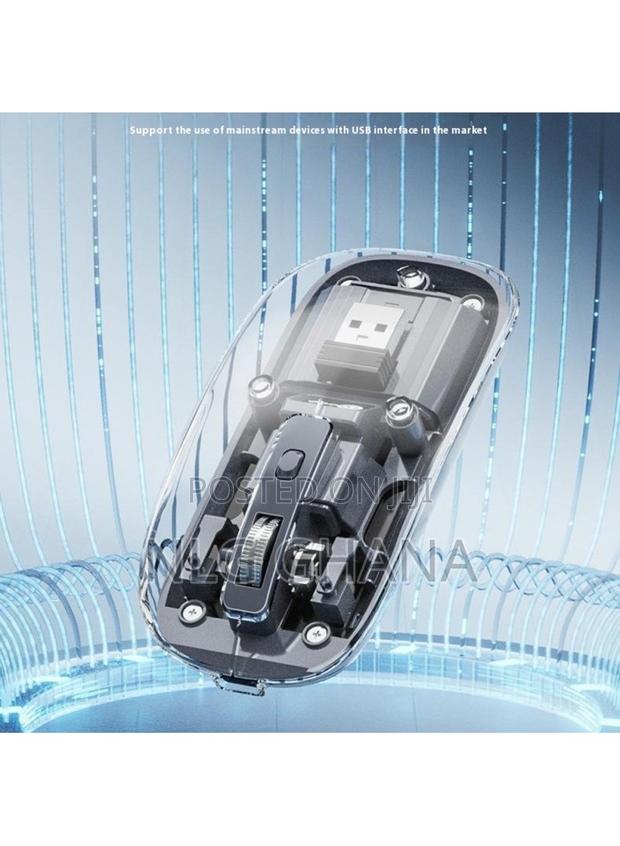 2.4g Wireless Mouse Transparent Home Office Computer Laptop. Tvx24053 photo 6