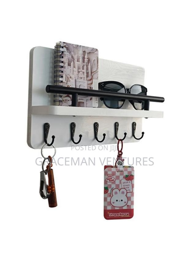 Wall Mounted Wooden Mail Organizer