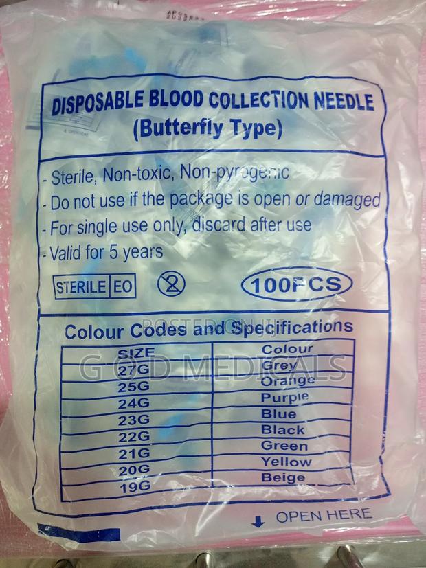 23g Needles Blue ( Butterfly Type) · Photo 1