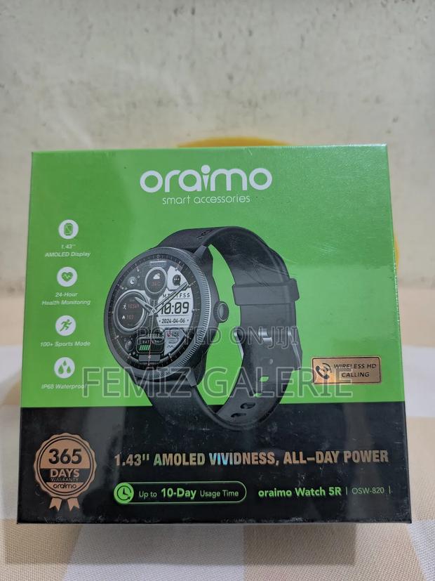 Oraimo Watch 5r 1.43'' Amoled Ip68 Smart Watch