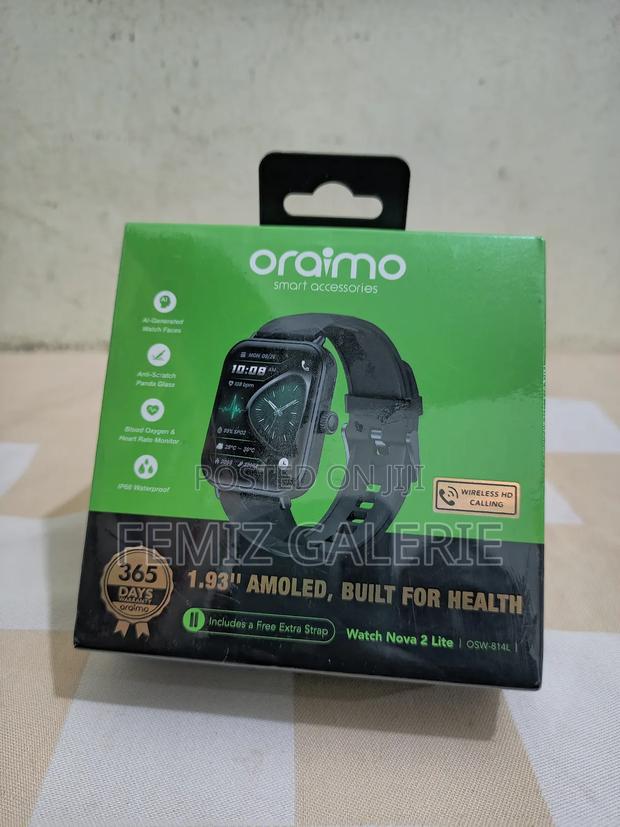 Oraimo Watch Nova 2 Lite 1.93'' Amoled Touch Color Screen Smart Watch photo 5