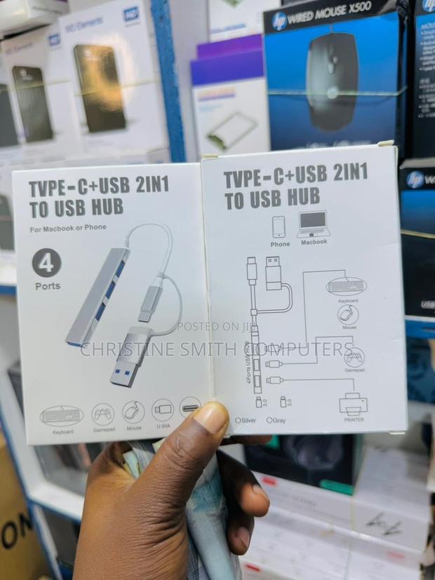 Type-C+Usb 2 in 1 to Usb Hub 4 Port photo 2