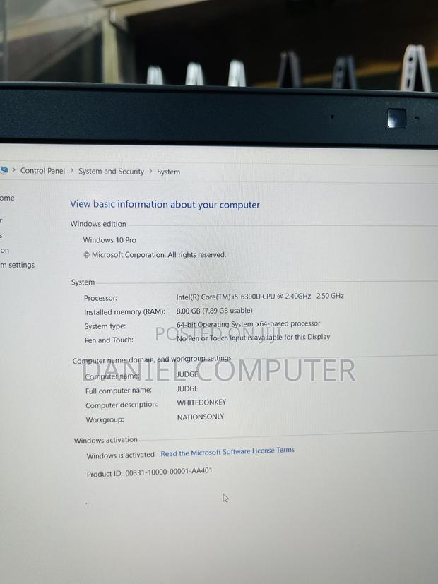 Laptop Dell Latitude 15 E5570 8GB Intel Core I5 SSD 256GB photo 10
