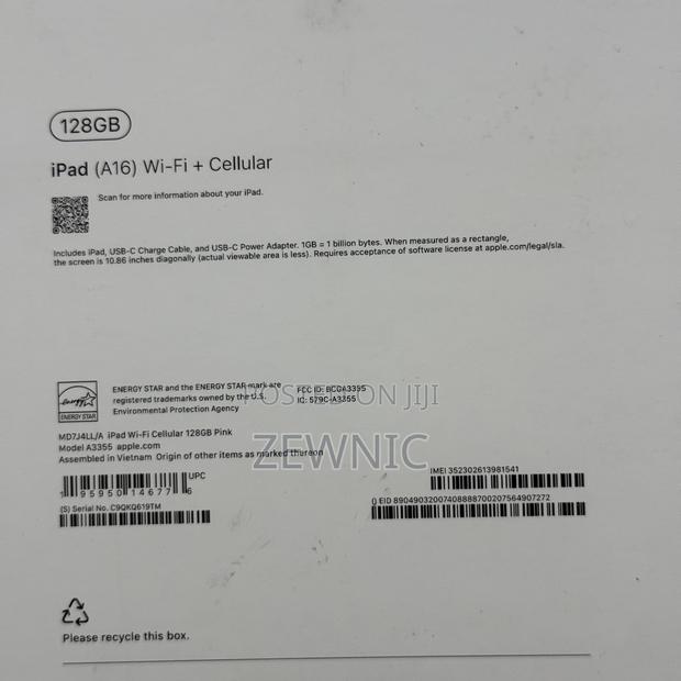 New Apple iPad (2025) 128 GB Pink · Photo 4