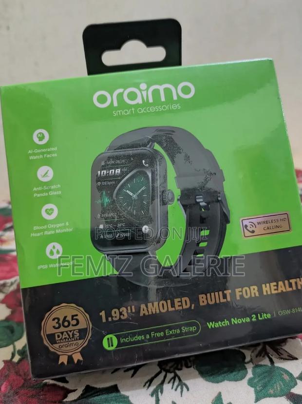 Oraimo Watch Nova 2 Lite 1.93'' Amoled Touch Color Screen Smart Watch photo 4