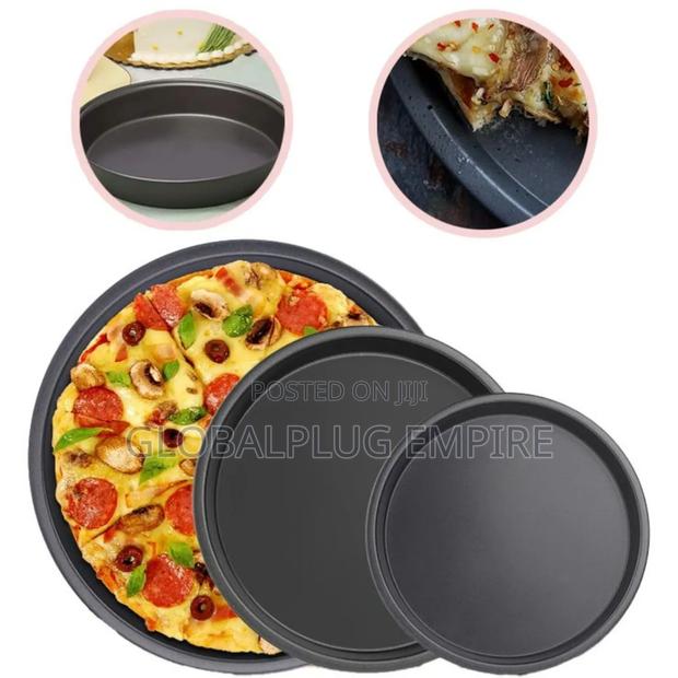 7 Inch Pizza Pan Of 3 Stainless Steel Pizza Plates Non Stick Bakeware