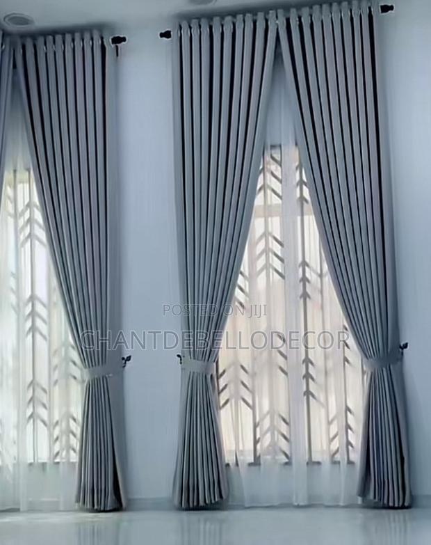 Elegant Look Blackout Curtains 300ghc 2 In 1 Without Voile photo 8