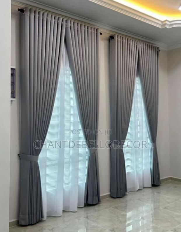 Elegant Look Blackout Curtains 300ghc 2 In 1 Without Voile photo 3