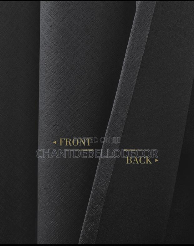 Quality Embossed 100% Blackout Curtains 400ghc ( 2pcs ) photo 3