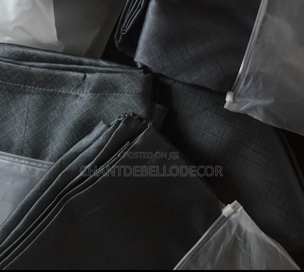 Quality Embossed 100% Blackout Curtains 400ghc ( 2pcs ) photo 4