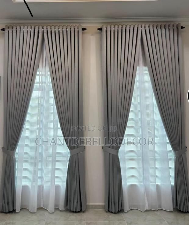 Elegant Look Blackout Curtains 300ghc 2 In 1 Without Voile