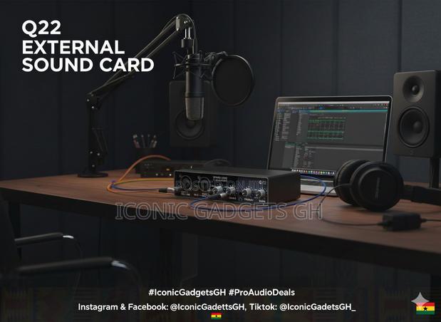 Q22 External Sound Card — Pro Audio