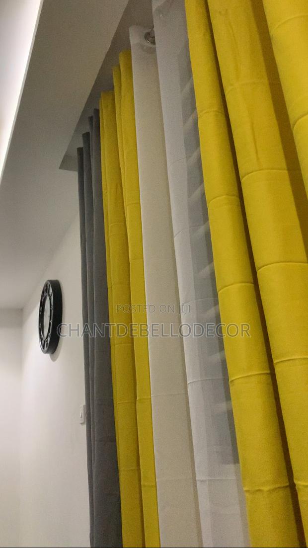 Thermal Insulated Blackout Curtains 300ghc A Pair For Each Color. photo 3