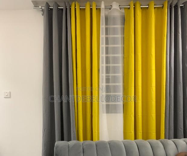 Quality Window Blackout Curtains 300ghc A Pair For One Color, No Voile photo 2