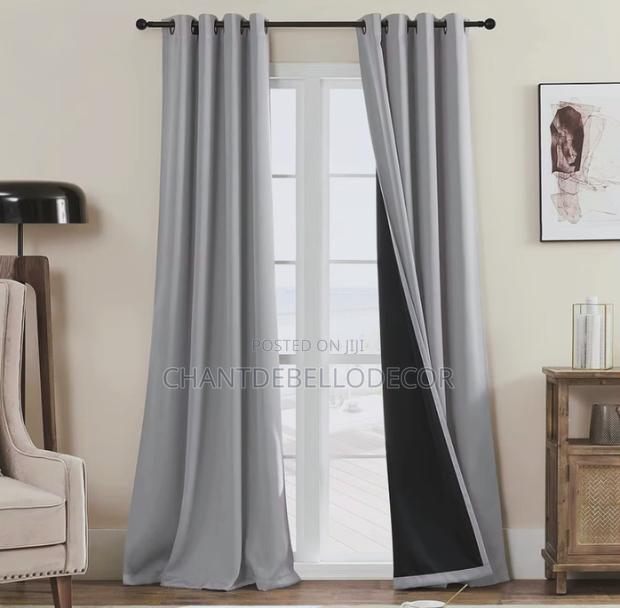 High Quality Thermal Insulated Embossed Blackout Curtains