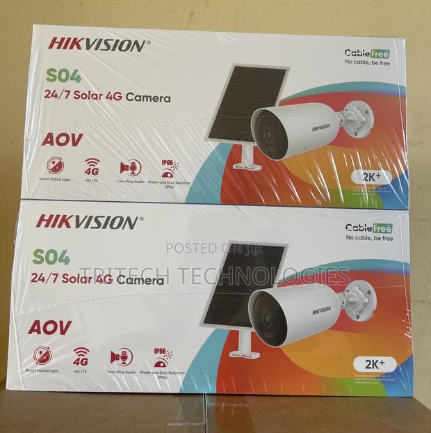 Hikvision 4g 4mp Solar Camera 24/7 (New)Ds-2cfs04/4g · Photo 3