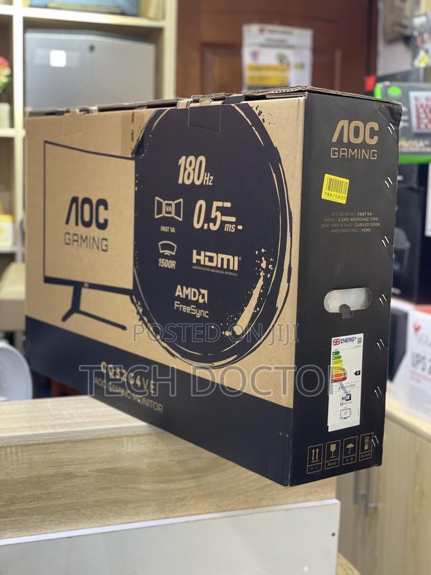 Aoc Cq32g4ve 32” Curved QHD Gaming Monitor 180hz 0.5ms