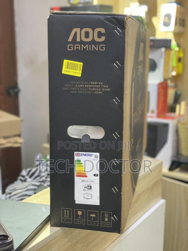 Aoc Cq32g4ve 32” Curved QHD Gaming Monitor 180hz 0.5ms photo 3