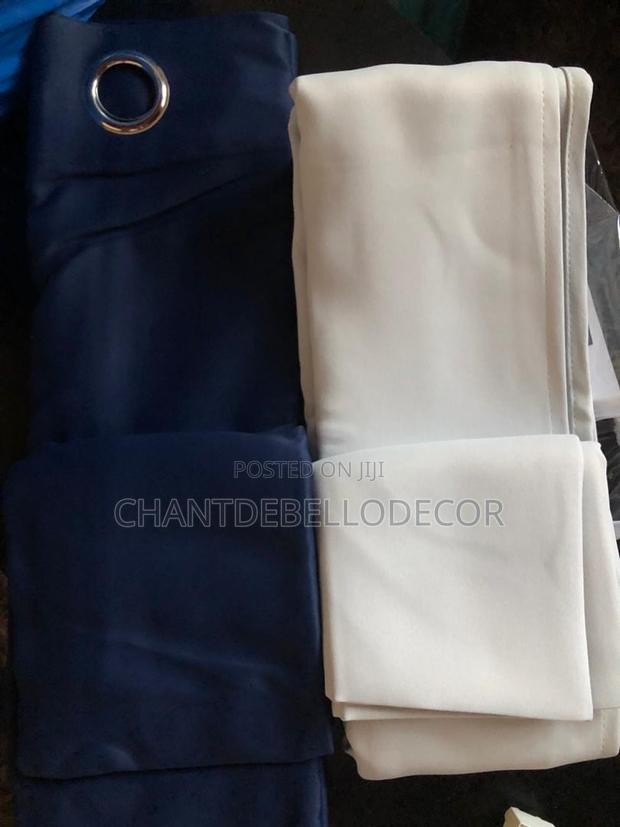 High Quality Solid Color Blackout Curtains 300ghc A Pair Each Color photo 3