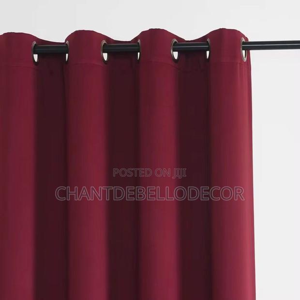 Solid Color Grommets Blackout Curtains 300ghc A Pair For Each Color photo 2
