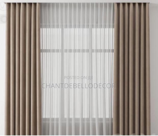 Thick Ringed Blackout Curtains 300ghc For A Pair ( Without Voile ) photo 2