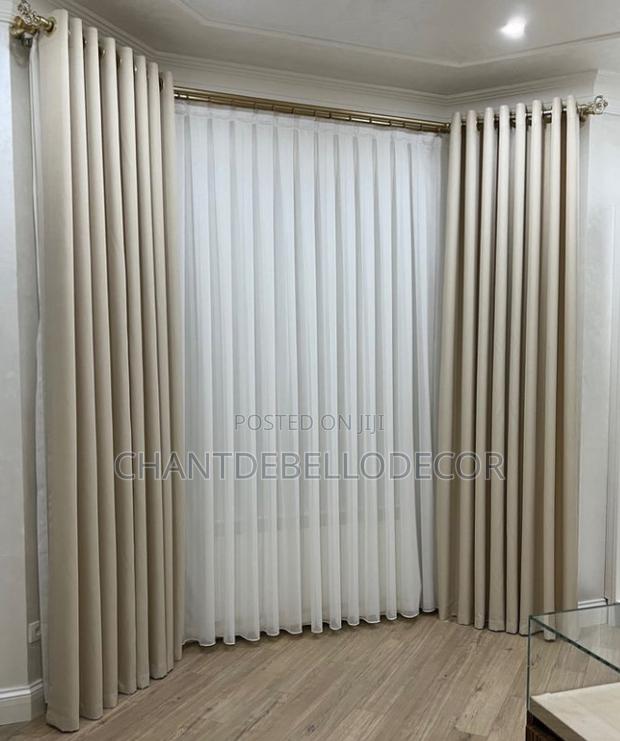 Blackout Curtains For Living Room And Bedroom 300ghc A Pair (No Voile)