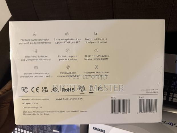 Osee Gostream Duet 8 Iso 8-channel Live Stream Switcher photo 7