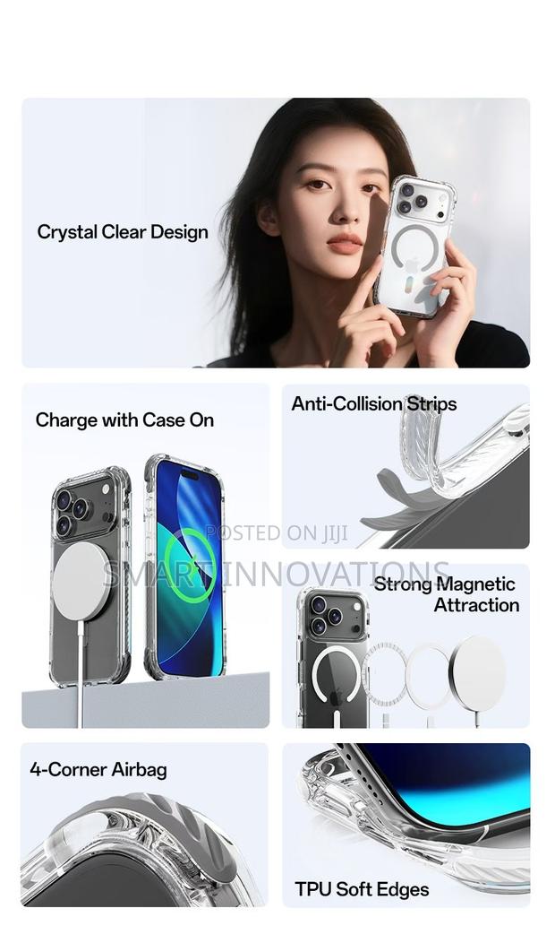 iPhone 17 | 17 Pro | 17 Promax Crystal Clear Case photo 4