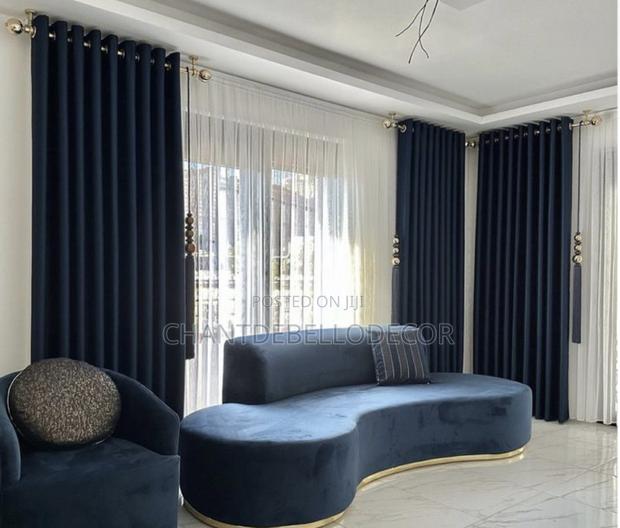 Quality Blackout Curtains 300ghc A Pair ( 2 In 1 ) photo 8