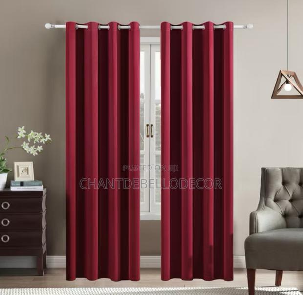 A Pair Of Blackout Curtains 300ghc For Two Pieces