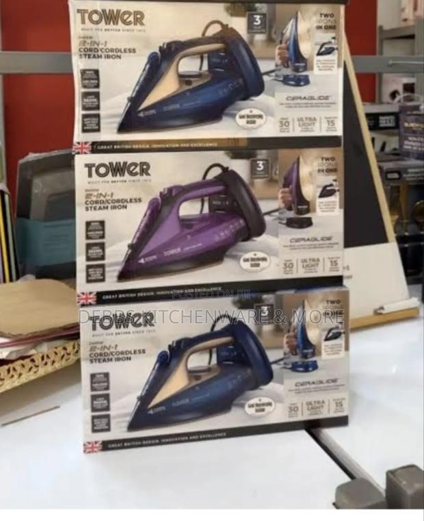 2- In-1 Tower Cordless and Corded Iron Uk photo 3