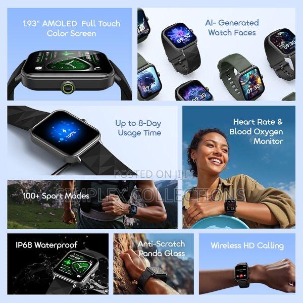 Oraimo Watch Nova 2 Lite 1.93'' Amoled Smart Watch photo 4